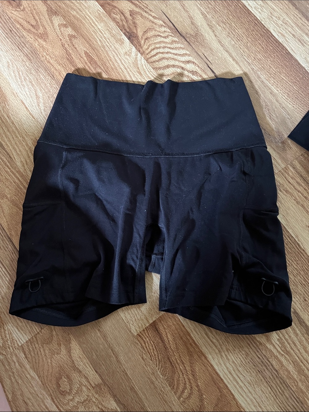 Gymshark Black High-Waist Bike Shorts
